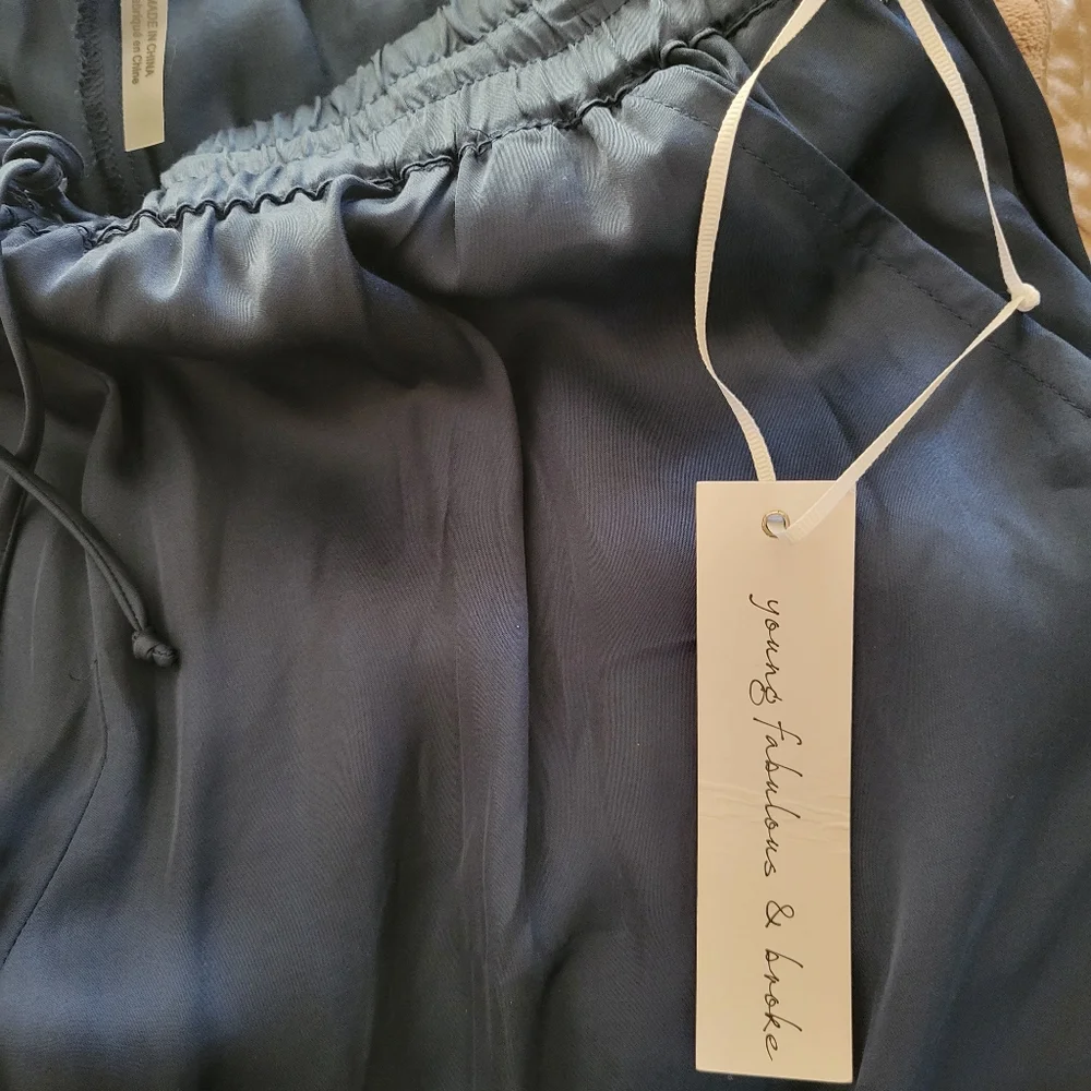 Young Fabulous & Broke YFB Jaime Satin Joggers - Sexy and Comfy - Picture 5 of 7